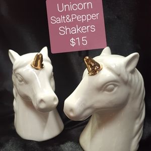 Unicorn Salt & Pepper Shakers